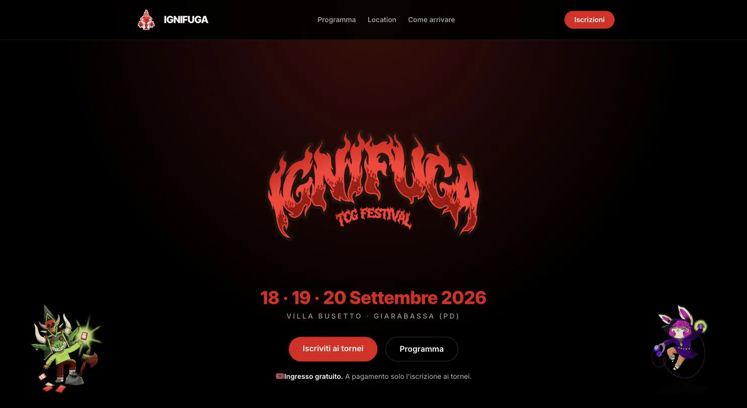 Logpose: Sito ignifuga festival